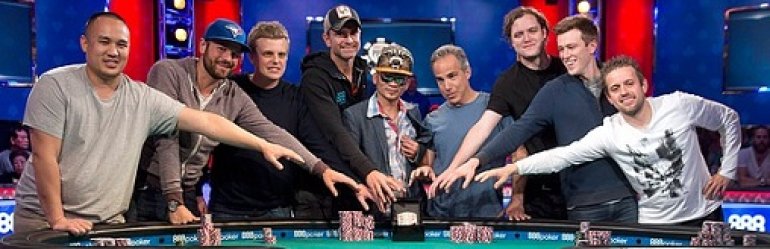 2016 World Series of Poker Main Event final nine